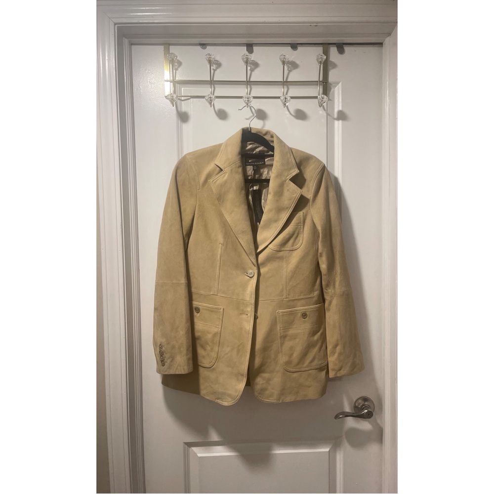 Banana Republic Womens Suede Blazer